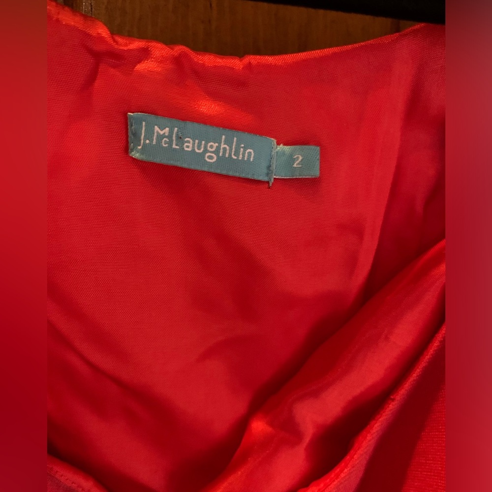 J. Mclaughlin Solid Pink Sleeveless Shift Dress W… - image 4